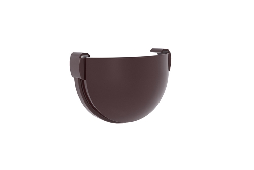 Заглушка желоба Дизайн 135 ПВХ Grand Line шоколадный RAL 8017 | Металлобаза Волхонка