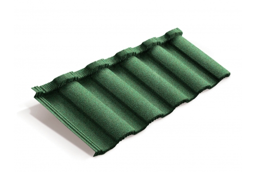 Лист Metrotile MetroRoman зеленый | Металлобаза Волхонка