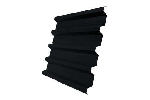 Профнастил H60 0,5 Quarzit lite RAL 9005 черный | Металлобаза Волхонка
