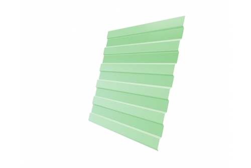 Профнастил С8 0,45 RAL 6019 бело-зеленый | Металлобаза Волхонка