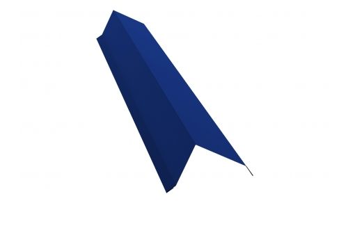 Планка торцевая 142х100 0,45 PE с пленкой RAL 5002 ультрамариново-синий | Металлобаза Волхонка