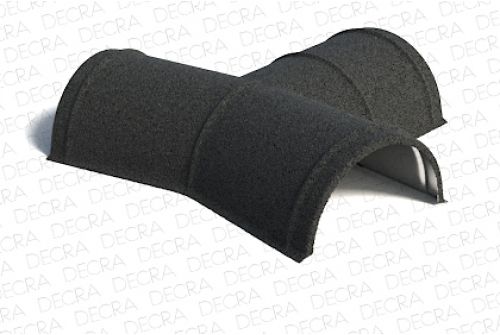 Y-эл. полукруг. конька конечный AeroDek Tradition /Firenze черный бриллиант | Металлобаза Волхонка