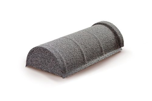 Конек полукруглый начальный AeroDek Tradition /Firenze античный серый | Металлобаза Волхонка