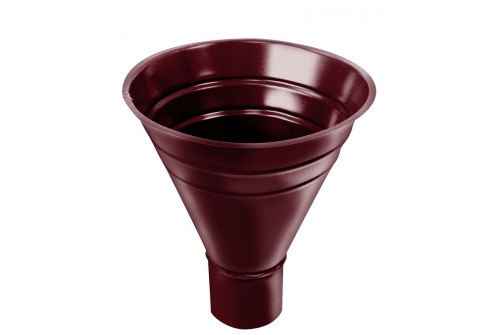 Воронка водосборная Grand Line, 250/90 мм RAL 3005 красное вино | Металлобаза Волхонка