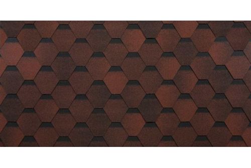 ТЕХНОНИКОЛЬ Гибкая черепица, Оптима, Красный | Металлобаза Волхонка