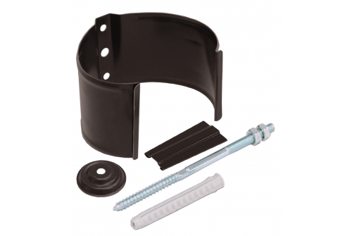 Кронштейн трубы Grand Line на кирпич 100мм RAL 8017 шоколад | Металлобаза Волхонка