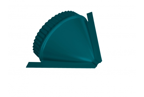 Заглушка малая конусная PE RAL 5021 водная синь | Металлобаза Волхонка