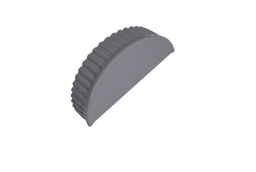 Заглушка торцевая PE RAL 7004 сигнальный серый | Металлобаза Волхонка