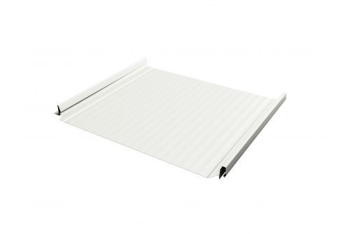 Кликфальц Pro Gofr 0,45 PE с пленкой на замках RAL 9003 сигнальный белый | Металлобаза Волхонка