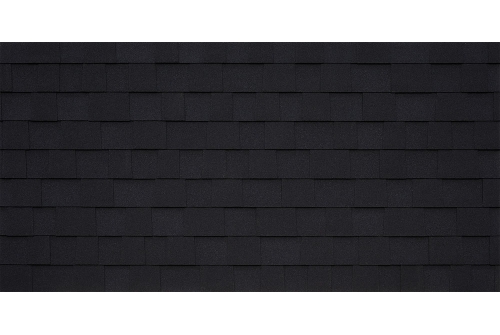 Битумная черепица TEGOLA PIEMONTE nero 362 (черный) | Металлобаза Волхонка