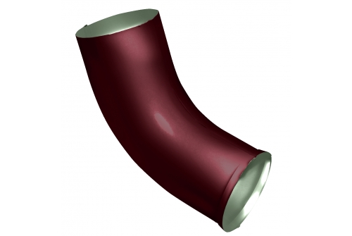 Колено стока Optima 90мм RAL 3005 красное вино | Металлобаза Волхонка