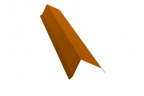 Планка торцевая 80х100 0,45 PE с пленкой RAL 2004 оранжевый | Металлобаза Волхонка