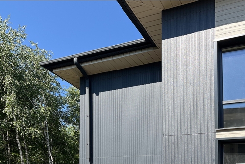 Угол желоба внешний Vortex Matt 90гр 127мм RAL 7024 | Металлобаза Волхонка