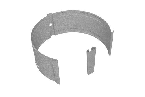 Крепление трубы круглой на кирпич Vortex Project 146мм Zn | Металлобаза Волхонка