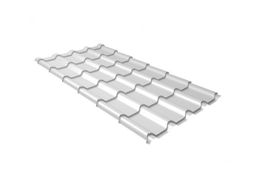 Металлочерепица камея 0,5 RAL 9003 сигнальный белый | Металлобаза Волхонка