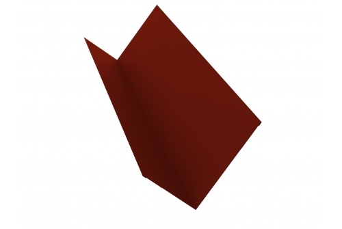 Планка примыкания 150х250 0,5 Velur RAL 3009 оксидно-красный | Металлобаза Волхонка