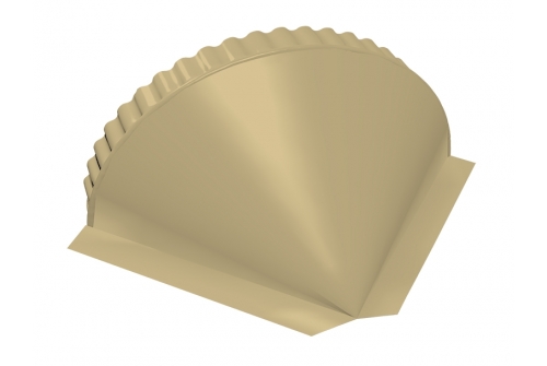 Заглушка малая конусная PE RAL 1014 слоновая кость | Металлобаза Волхонка