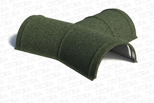 Y-эл. полукруг. конька конечный AeroDek Tradition /Firenze хвойный лес | Металлобаза Волхонка