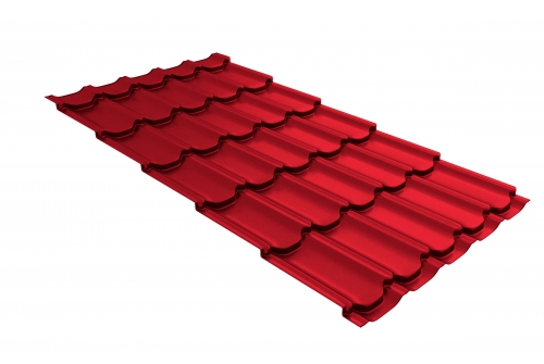 Металлочерепица квинта плюс 0,45 RAL 3003 рубиново-красный | Металлобаза Волхонка