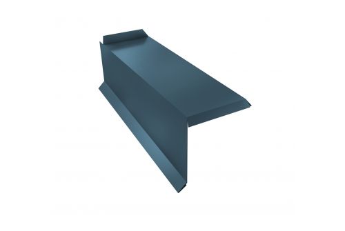 Планка торцевая сегментная 30мм Левая 0,5 Velur с пленкой RAL 7024 мокрый асфальт | Металлобаза Волхонка