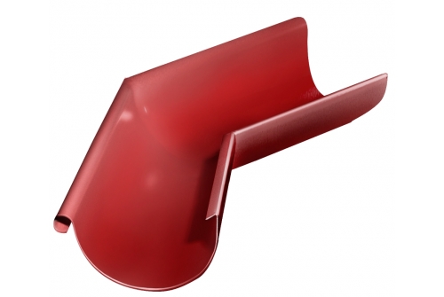 Угол желоба внешний Grand Line 135 гр 125 мм RAL 3011 коричнево-красный | Металлобаза Волхонка