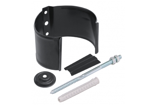 Кронштейн трубы Grand Line на кирпич 90мм RAL 7024 мокрый асфальт | Металлобаза Волхонка