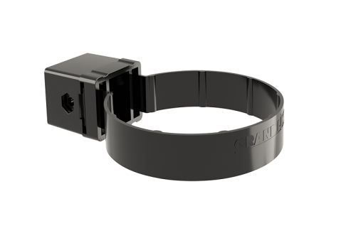 Хомут трубы Kliker ПВХ GL Premium черный (и.уп.) (RAL 9005) | Металлобаза Волхонка