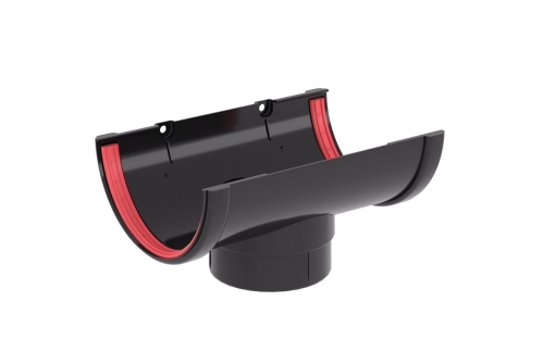 Воронка Классика 120 ПВХ Grand Line графит (RAL 7024) | Металлобаза Волхонка