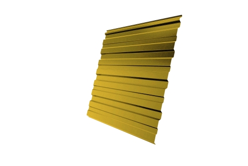 Профнастил С10 0,45 RAL 1018 цинково-желтый | Металлобаза Волхонка