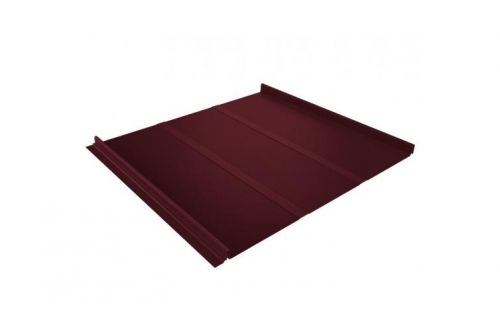 Кликфальц Line 0,45 Drap с пленкой на замках RAL 3005 красное вино | Металлобаза Волхонка