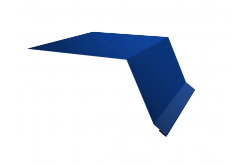 Планка капельник100х55 0,45 PE с пленкой RAL 5005 сигнальный синий | Металлобаза Волхонка