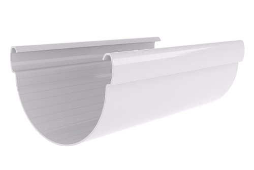 Желоб Дизайн 135 ПВХ Grand Line 3м белый (RAL 9003) | Металлобаза Волхонка