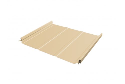 Кликфальц Pro Line 0,45 PE с пленкой на замках RAL 1014 слоновая кость | Металлобаза Волхонка